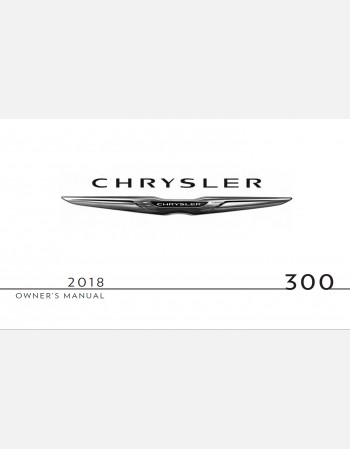 2018 chrysler 300 owners manual